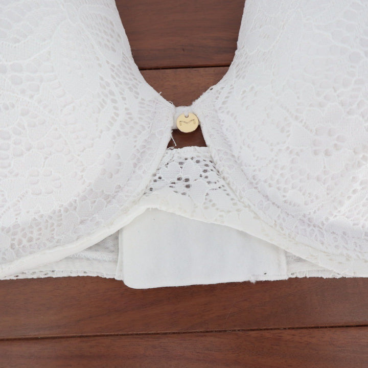Maidenform Custom Lift Lace T-Shirt Bra White Underwire DM2423 36C