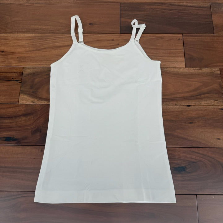 Shapermint Essentials All Day Every Day Scoop Neck Cami White L G