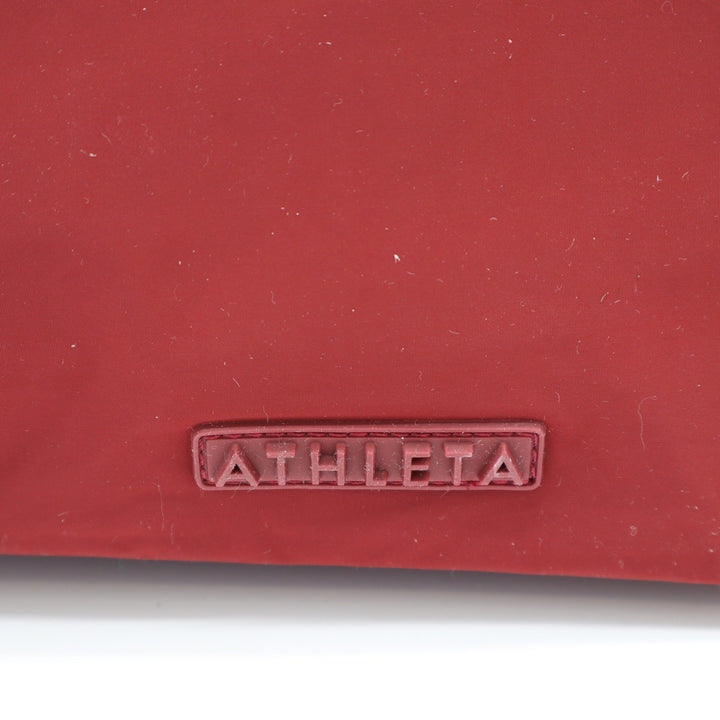 Athleta Power of She Nylon Tote Bag Dark Red Gym Travel Laptop Sleeve Large