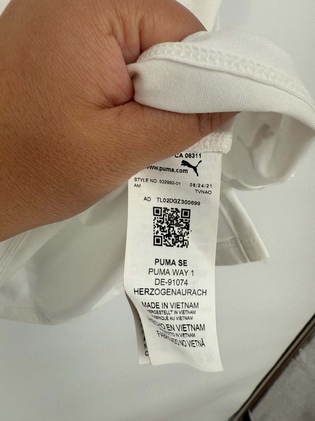 Puma Cloudspun Coast Golf Polo Shirt Womens XL White Logo UPF 40 Sleeveless