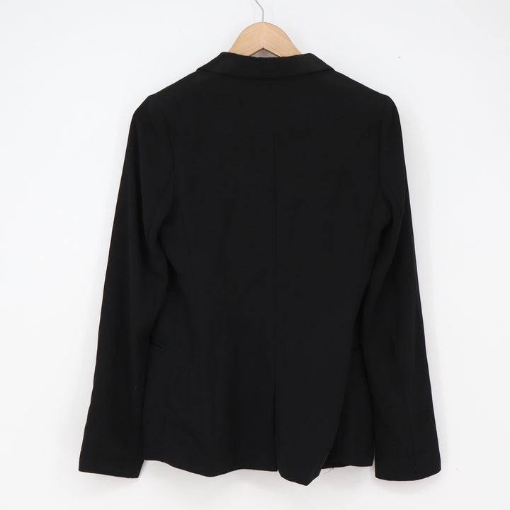 LC Lauren Conrad Blazer Womens 2 Open Front Black Shawl Collar Excellent