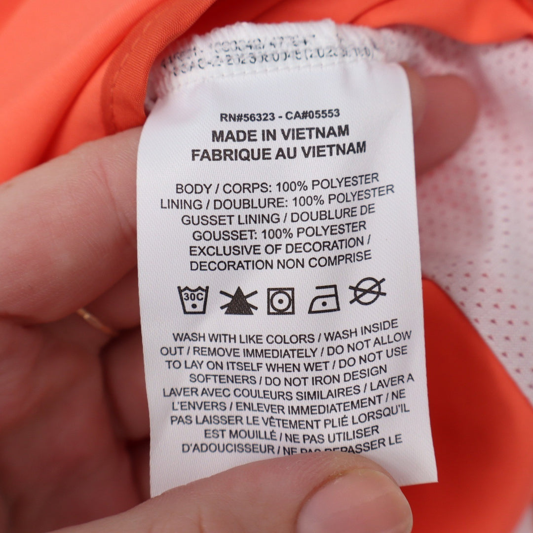Nike Kids Dri-FIT Tempo Running Shorts Orange White Size Large L