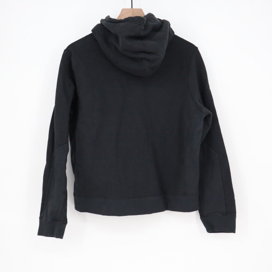 American Giant Full Zip Hoodie Black Cotton Made in USA Mens Medium Casual