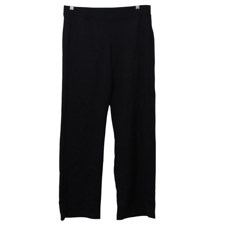 American Giant Ponte Straight Pants Women's Medium Black Cotton Relaxed Fit