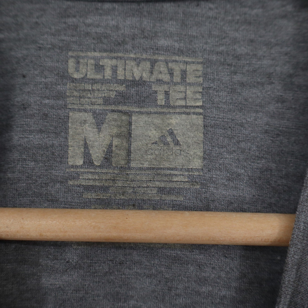 Mens Ultimate Tee Heather Grey Short Sleeve Performance Shirt Size M