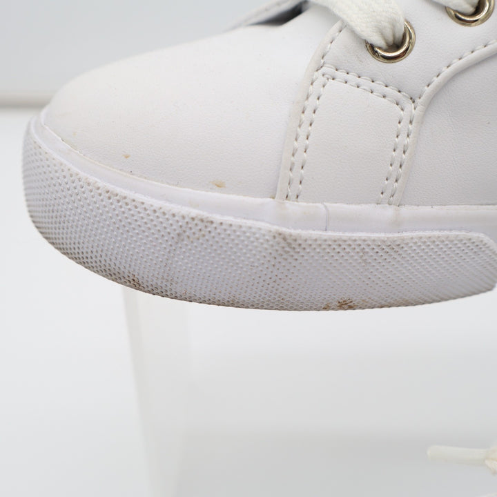 Nine West Layna Womens US 8M Trainers Shoes White Leather Athletic Sneakers