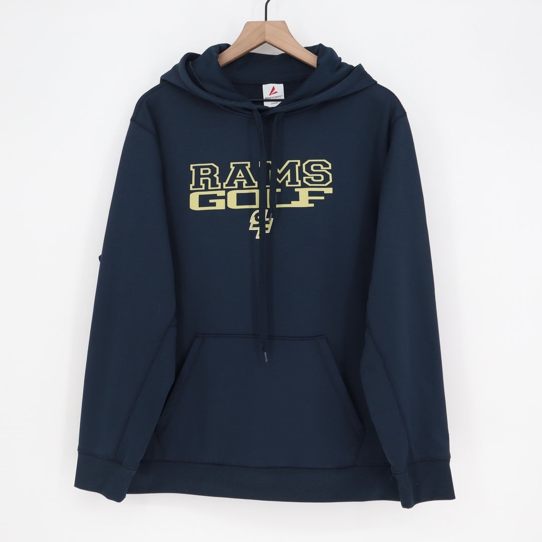 BSN Sports CCSF Rams Golf Hoodie Mens Large Navy Blue Performance Sweatshirt