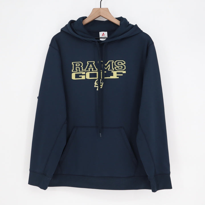 BSN Sports CCSF Rams Golf Hoodie Mens Large Navy Blue Performance Sweatshirt
