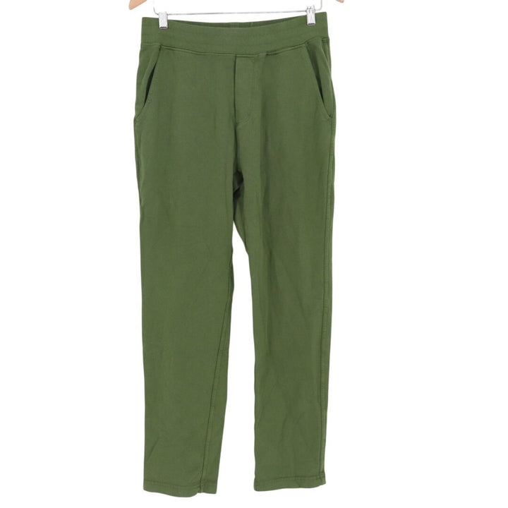 American Giant Sweatpants Mens Medium Olive Green Cotton Casual Straight Leg