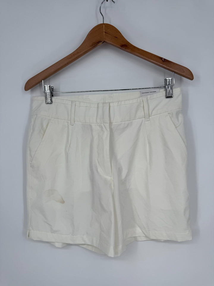 Nike Dri Fit Victory Golf Chino Shorts Womens Medium White Standard Fit Logo