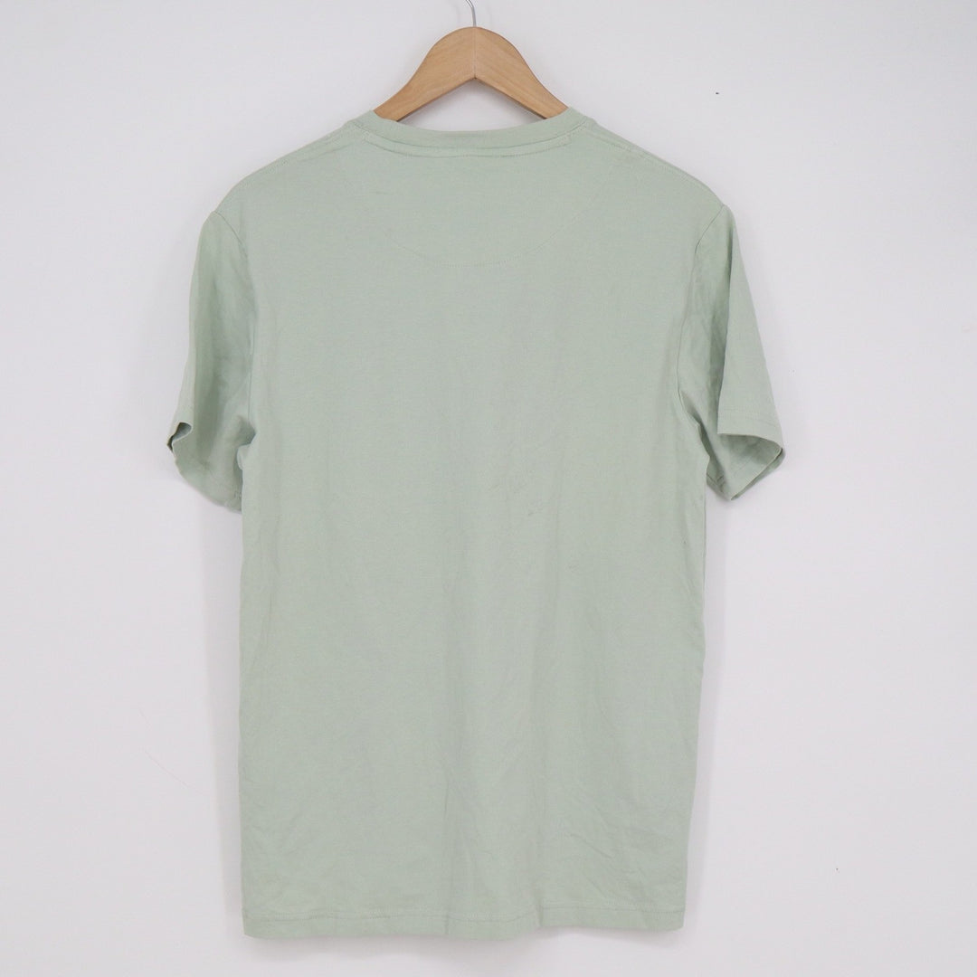 Porter & Ash Performance Tee Mens Small Sage Green Short Sleeve Cotton Stretch