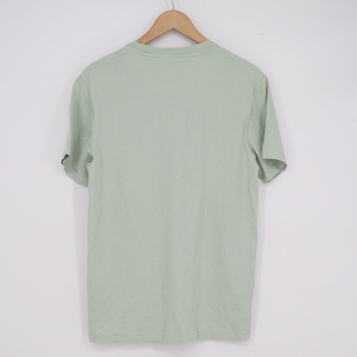 Porter & Ash Performance Tee Mens Small Sage Green Short Sleeve Cotton Stretch