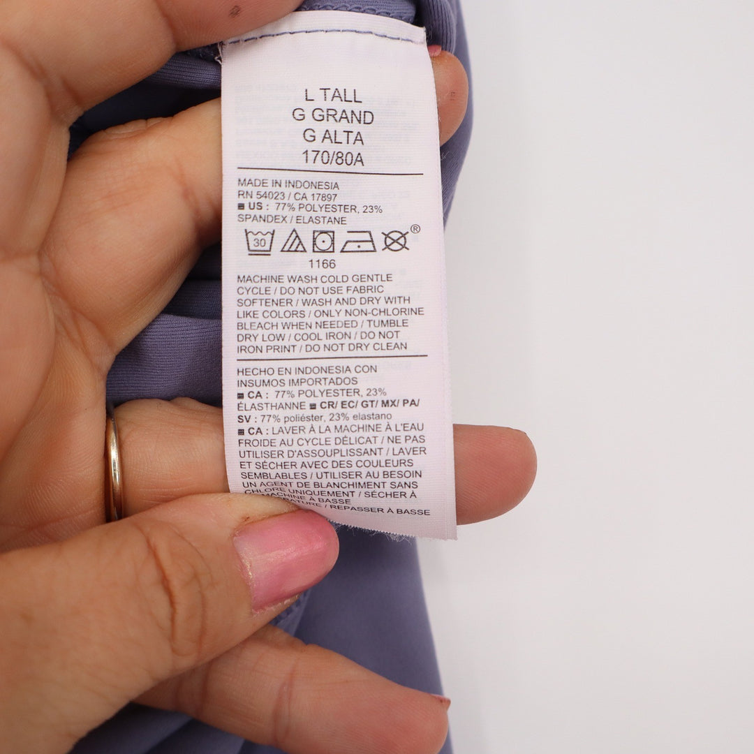 Old Navy Leggings Womens L Powersoft Boundless Purple Extra High-Rise Excellent