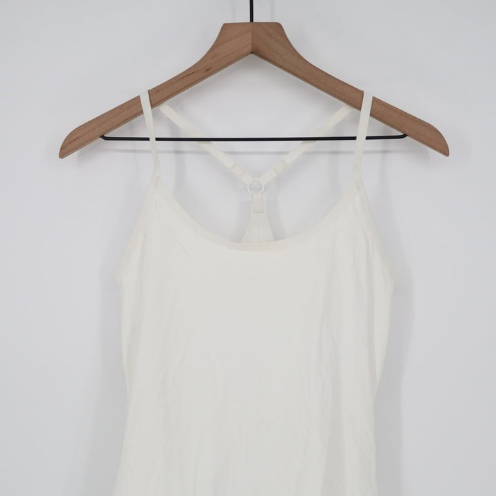 Outdoor Voices Tennis Dress Womens XS White Stretch Built-In Shorts Racerback