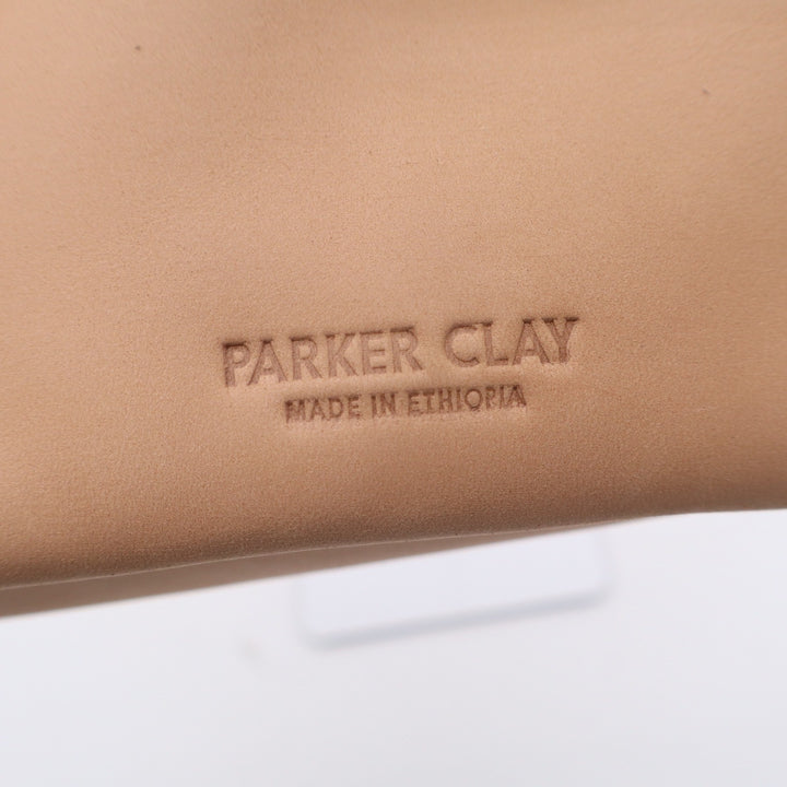 Parker Clay Makeda Mini Crossbody Bucket Bag Tan Leather Made in Ethiopia