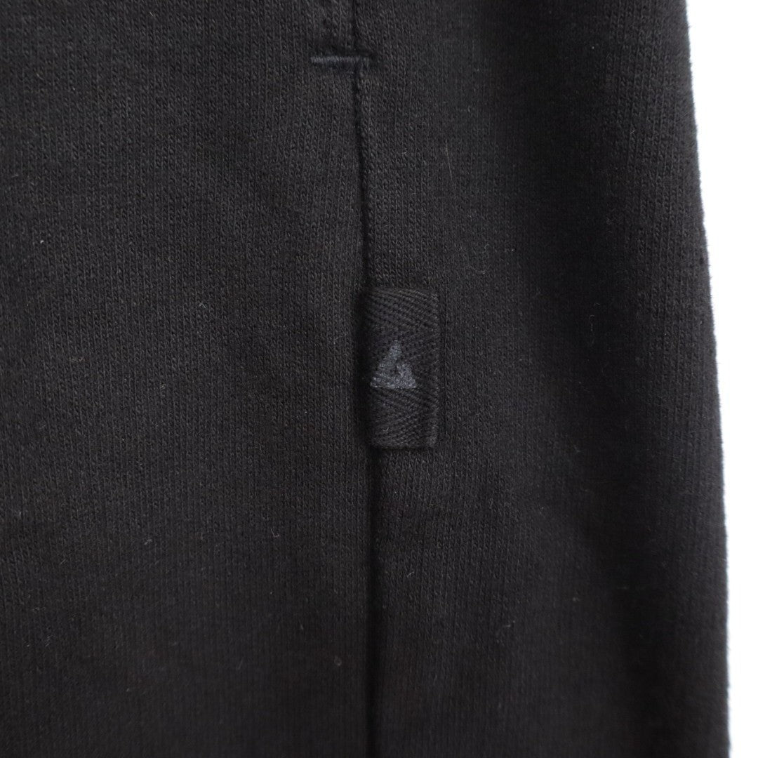 American Giant Ponte Straight Pants Womens Small Black Logo Cotton Relaxed Fit