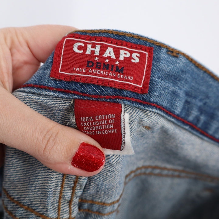 Chaps Jeans Mens 36x29 Blue Denim Cotton Mid Rise Straight Leg Outdoor Wear