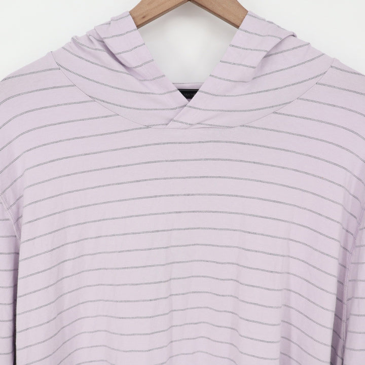 VRST Mens XXL Essential Hoodie Misted Lilac Feeder Stripe UV Protection