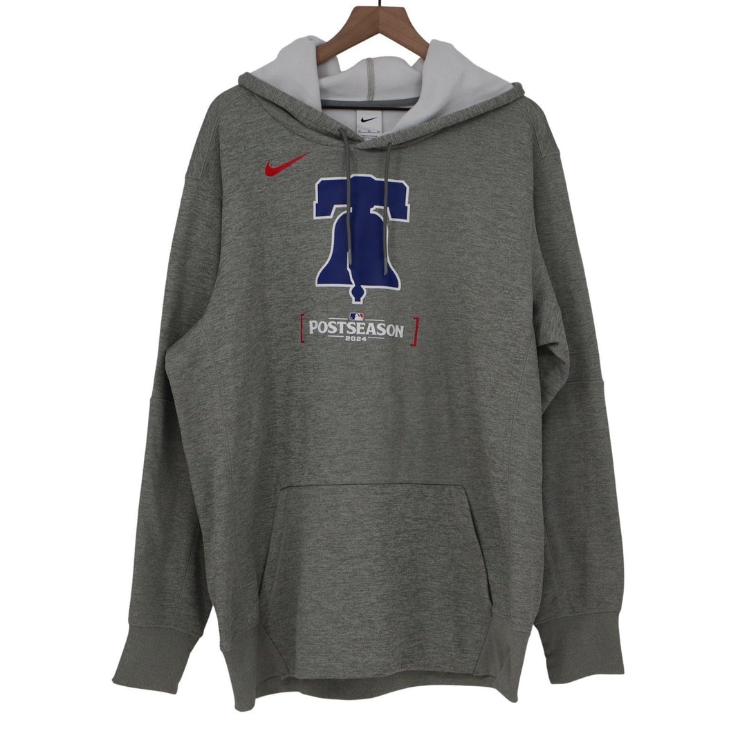 Nike MLB Philadelphia Phillies Postseason 2024 Grey Hoodie XL