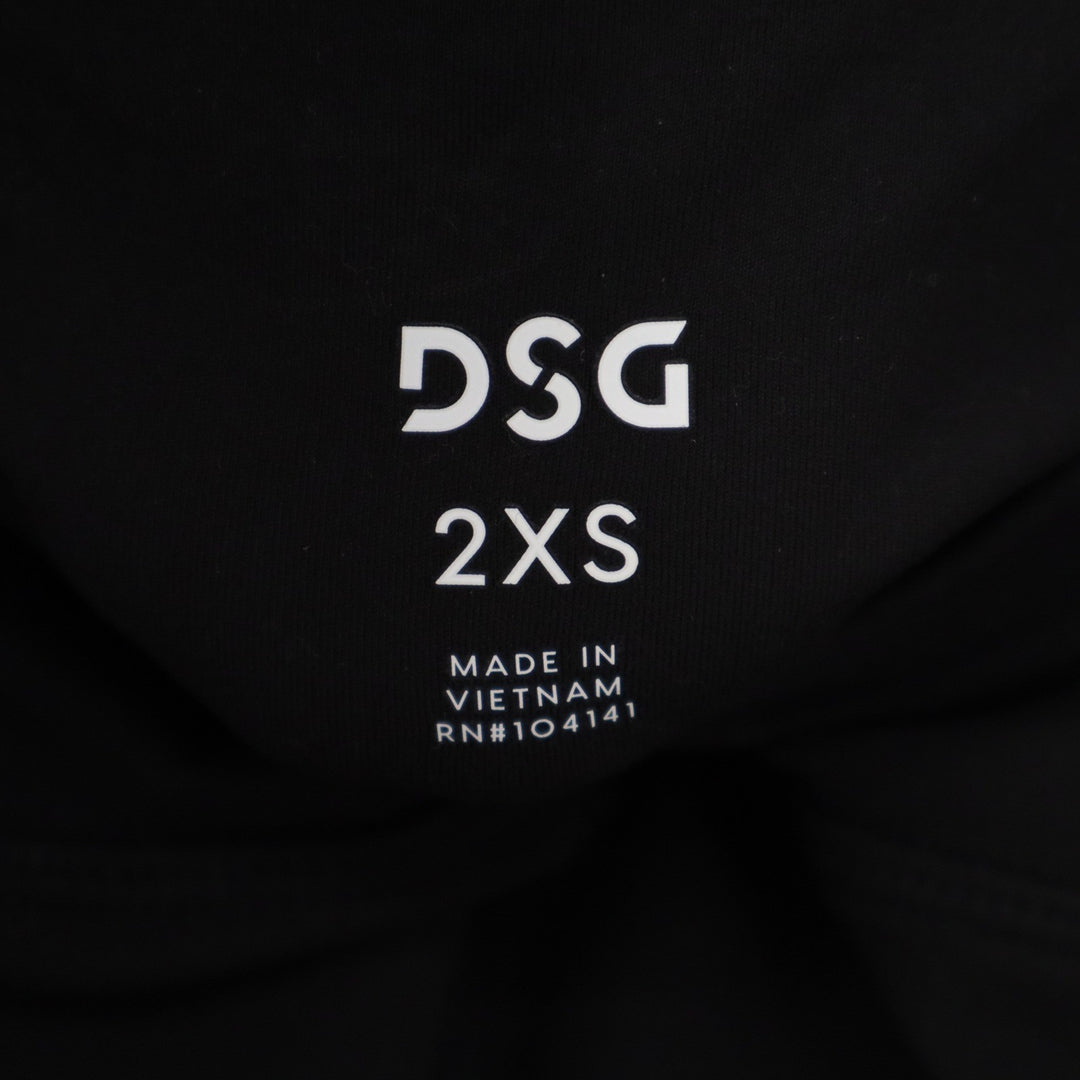 DSG Momentum High Rise Crop Leggings Black Womens XXS New