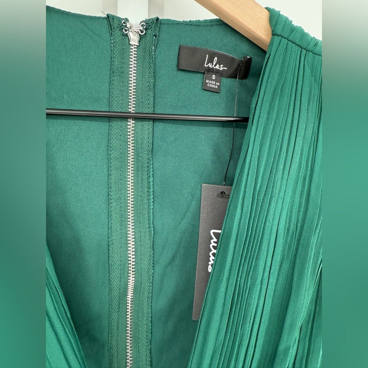 Lulus Vivid Imagination Forest Green Cutout Maxi Dress Size S