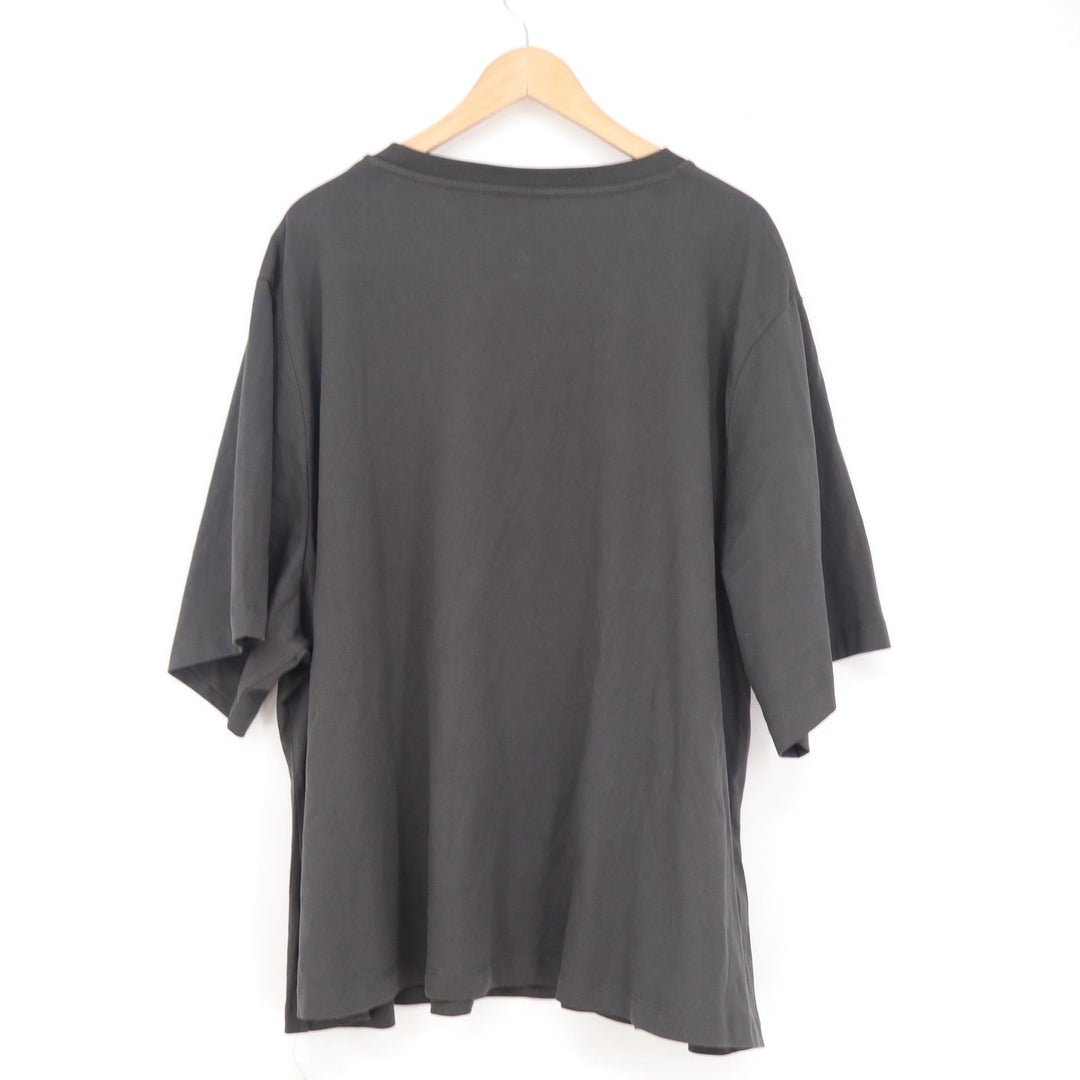 ASOS DESIGN Curve Charcoal Grey Oversized T-Shirt Silver Hardware 3XL New