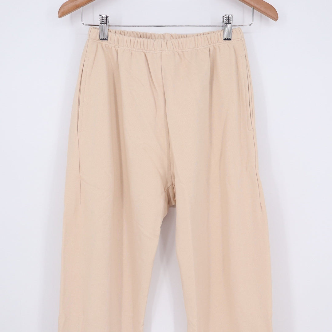 Naked Wardrobe Tan Beige High Waisted Straight Leg Sweatpants XS