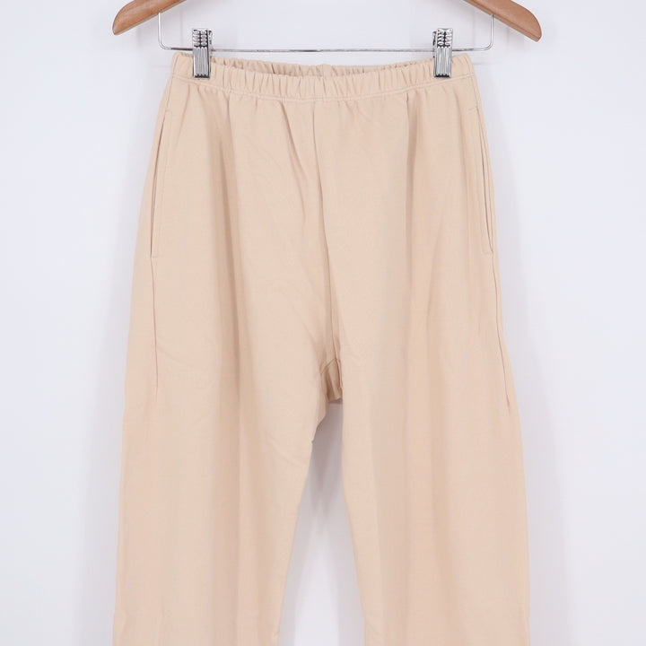 Naked Wardrobe Tan Beige High Waisted Straight Leg Sweatpants XS
