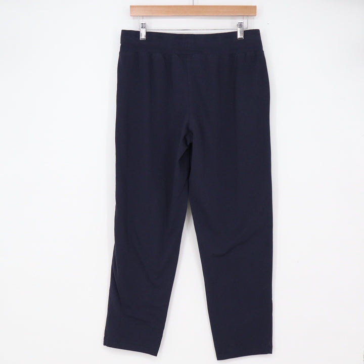 Athletic Works Sweatpants Women M Navy Blue Drawstring Excellent
