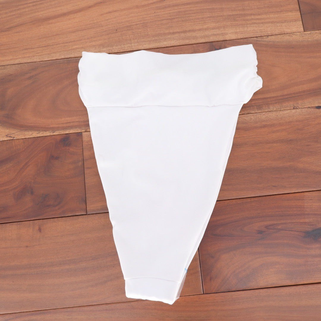 ASOS DESIGN White High Waist Bikini Bottoms Size US 4