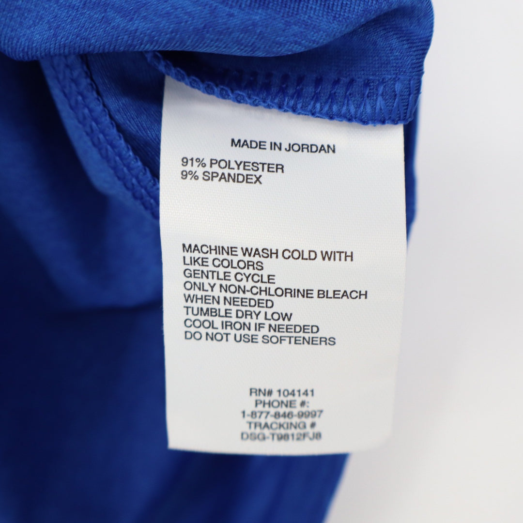DSG Girls Royal Blue Heather Movement 1/4 Zip Pullover Long Sleeve Size M 10-12