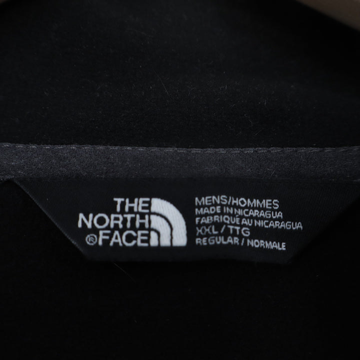 The North Face Link Hoodie Mens 2XL Black Full Zip Pockets Raglan Long Sleeve