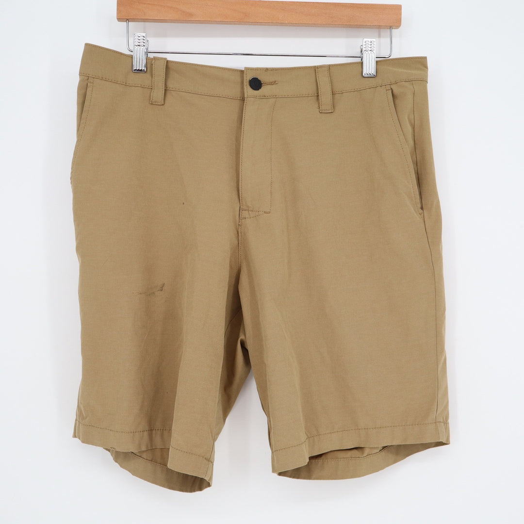Banana Republic Mens 36 Core Temp Ripstop Shorts Khaki Tan Stretch Hiking