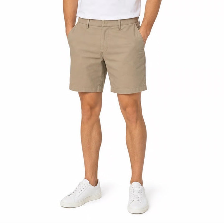 Nordstrom Shorts Mens 38 Tech-Smart Slim Fit Tan Stretch Chino Excellent
