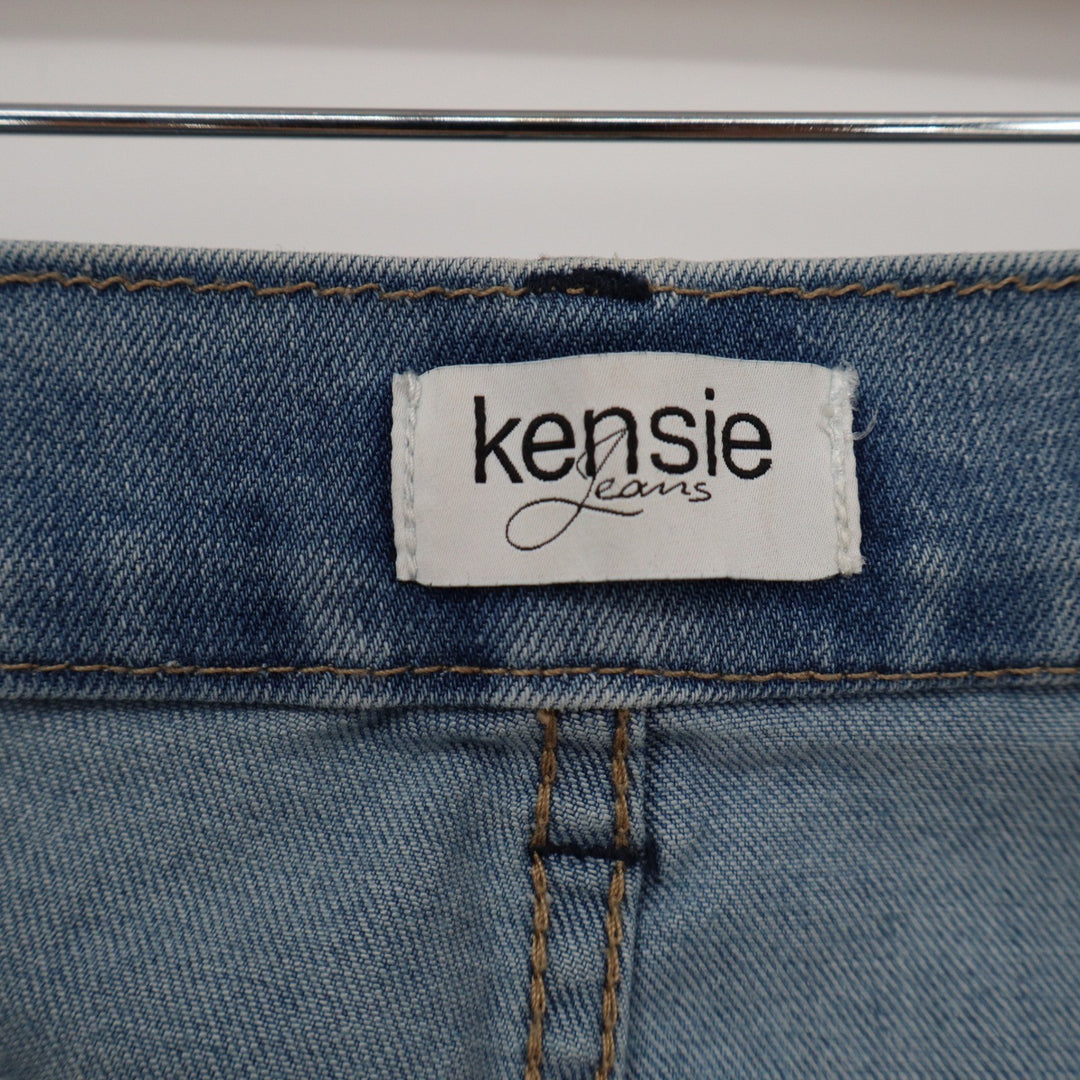 Kensie Jeans Ultimate High Rise Skinny Light Wash Denim Size 6/28 Ankle Length