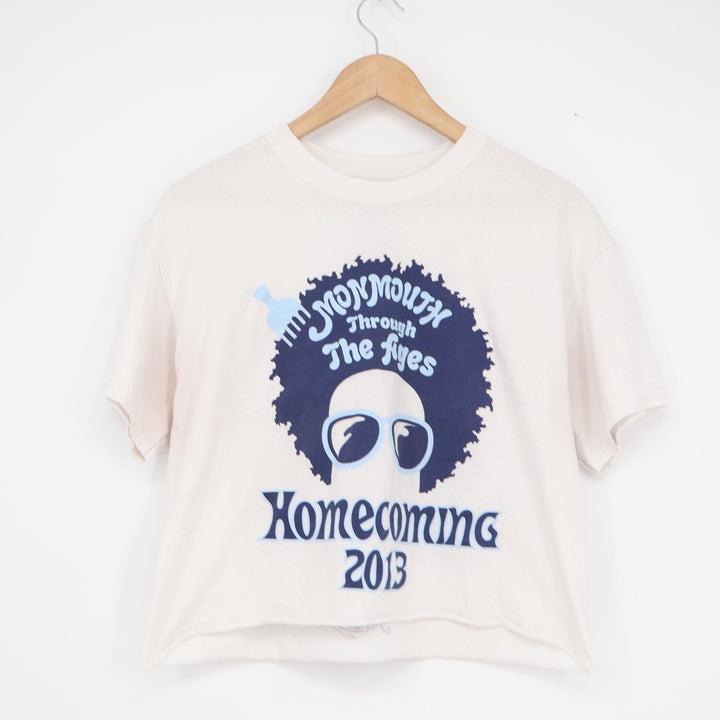 Gildan Monmouth University Homecoming Cropped Graphic T-Shirt Mens Medium