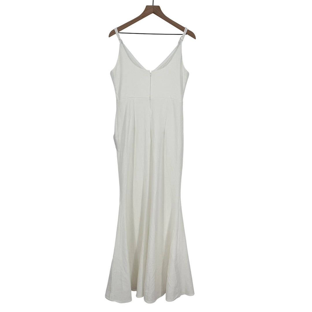 LulusInfinite Glory White Maxi Dress Size L