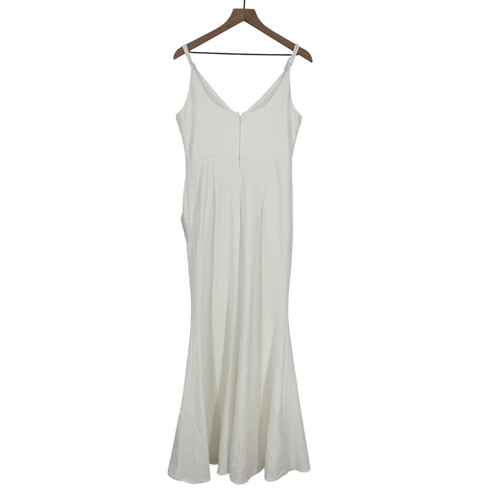 LulusInfinite Glory White Maxi Dress Size L