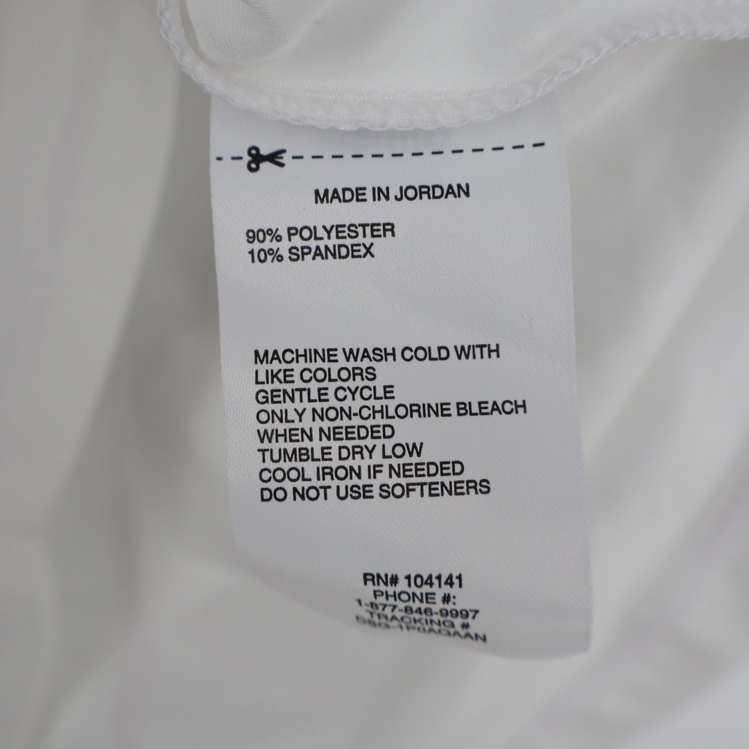 DSG Girls Movement Tee Pure White Short Sleeve Athletic Shirt Size S 8-9