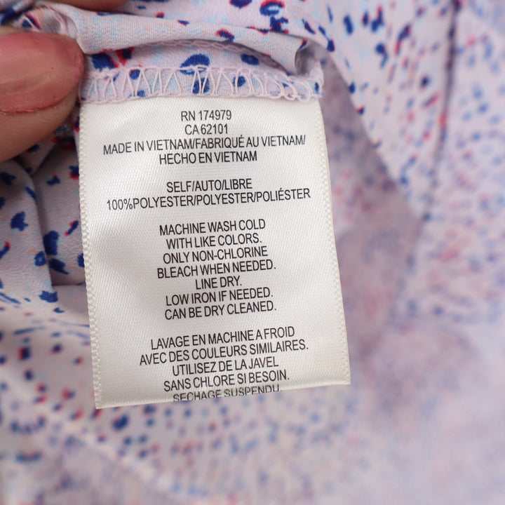 BCBGMAXAZRIA Maxi Dress Women's M Lilac Abstract Asymmetric Good
