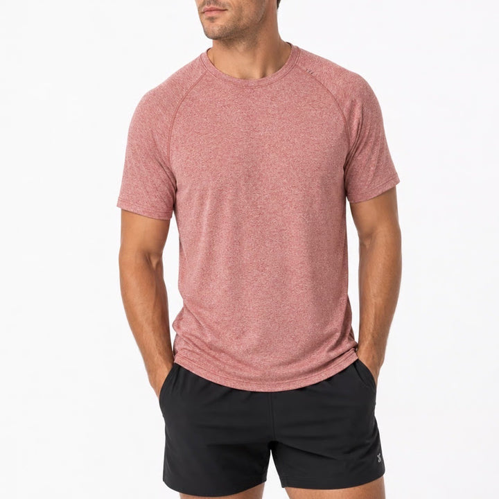 Lululemon T-Shirt Mens L Metal Vent Tech Orange Heathered Better Each Day