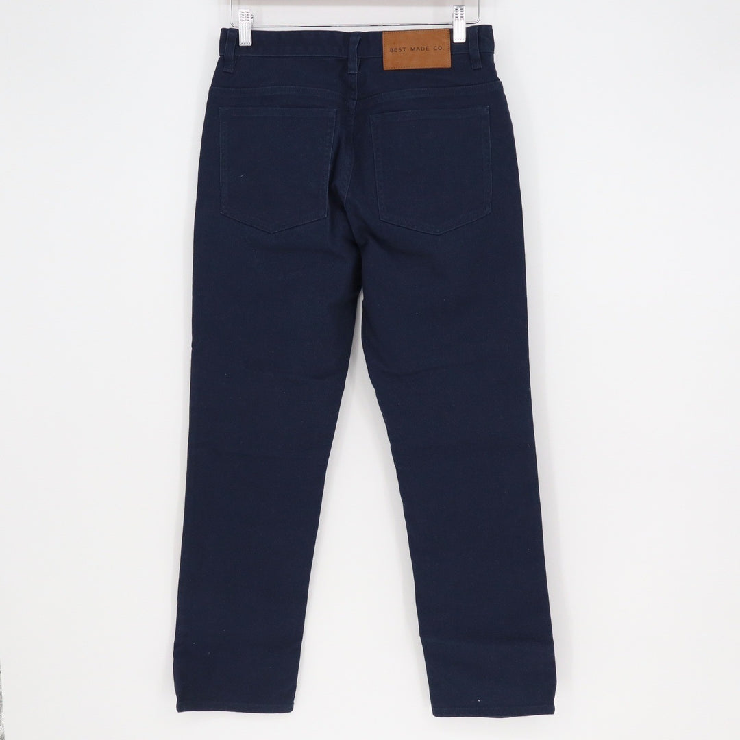 Best Made Co Mens Navy Blue 5-Pocket Twill Pants Straight Leg 29x30 NWT