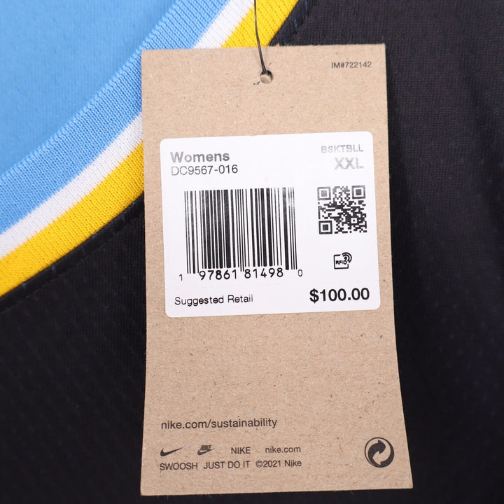 Nike Chicago Sky Angel Reese WNBA Explorer Edition Jersey Black Womens XXL