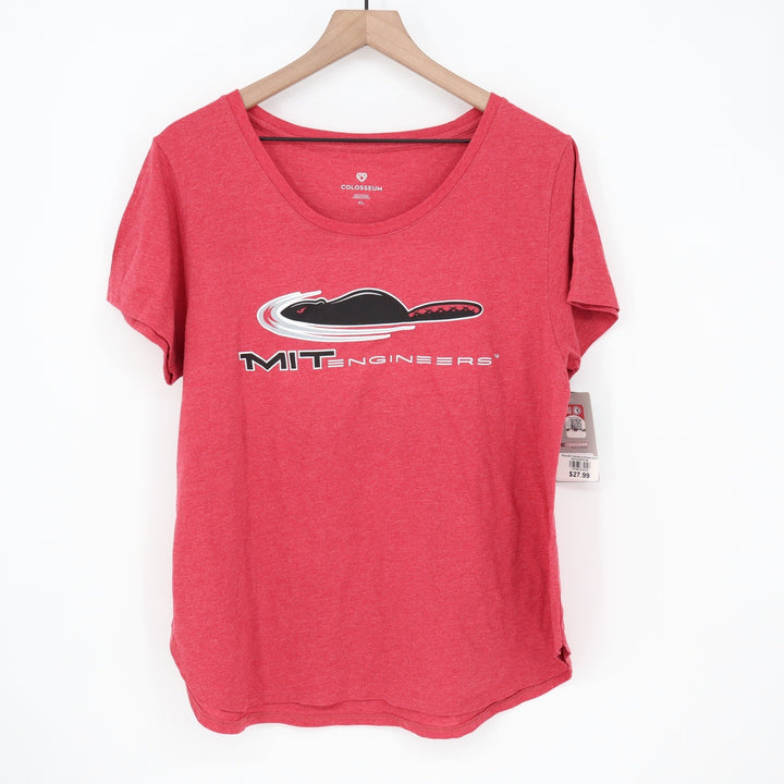 Colosseum MIT Engineers Red Heathered Graphic T-Shirt XL NCAA