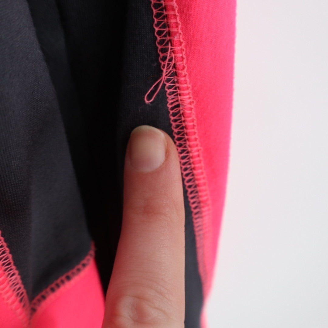 Pink Victoria's Secret Ultimate Jacket Womens S Pink Black Stretch Quarter Zip