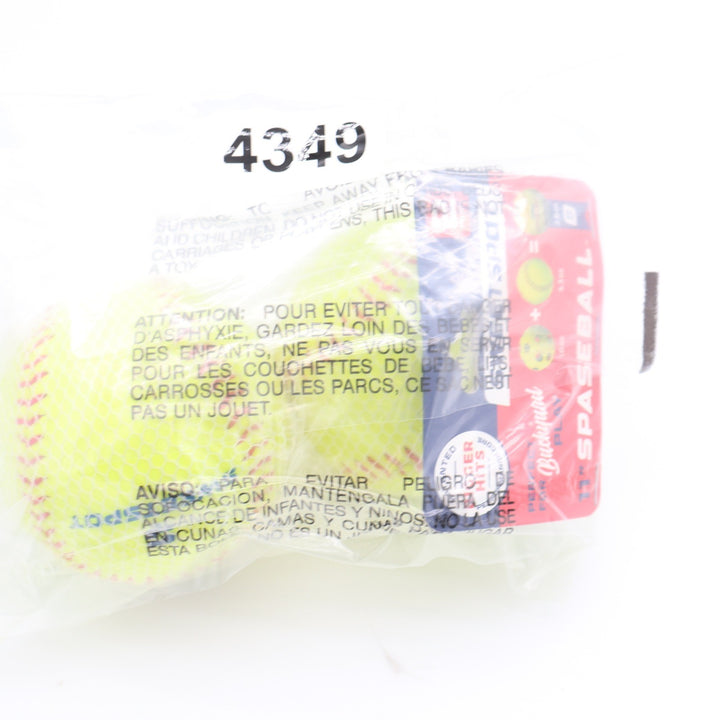 Sweetspot Spaseball 11 Inch Neon Yellow Backyard Training Balls 2 Pack 12201