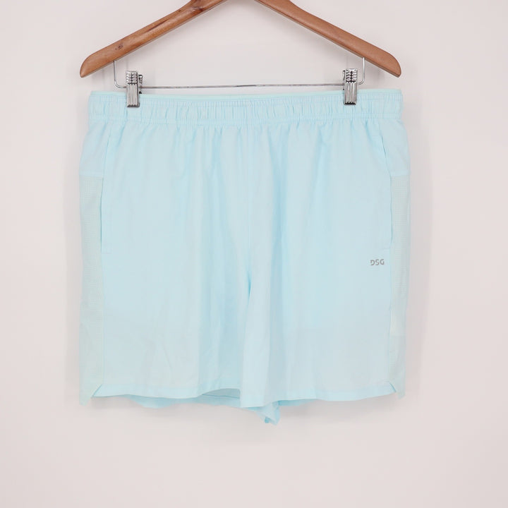 DSG Mens 5" Stride Short Light Blue Athletic Running Shorts Size Large
