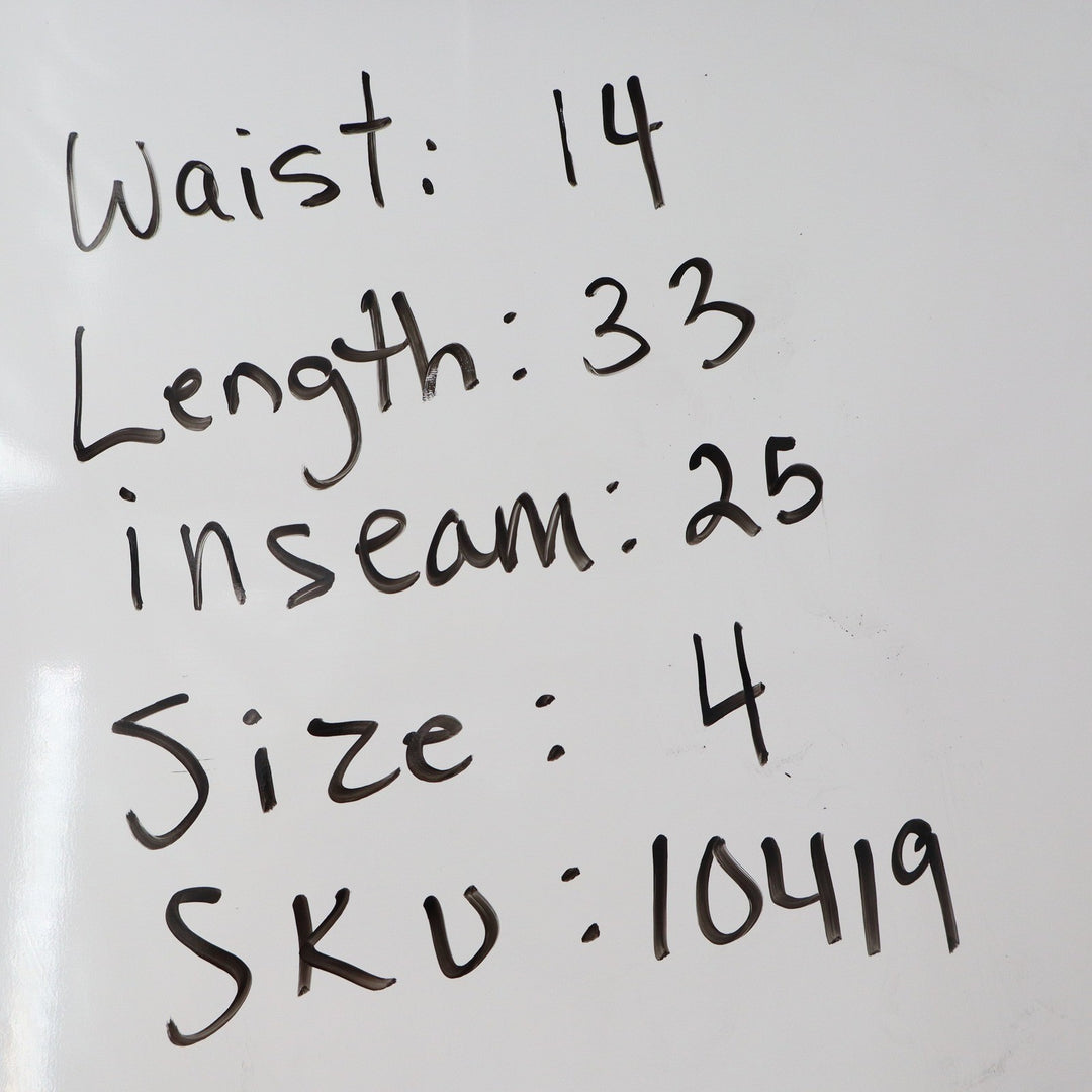Jessica Simpson Rolled Crop Skinny Jeans Cream Off White Size 4/27 10419