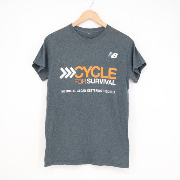 New Balance Cycle for Survival MSK Equinox Graphic T-Shirt Charcoal Grey Small