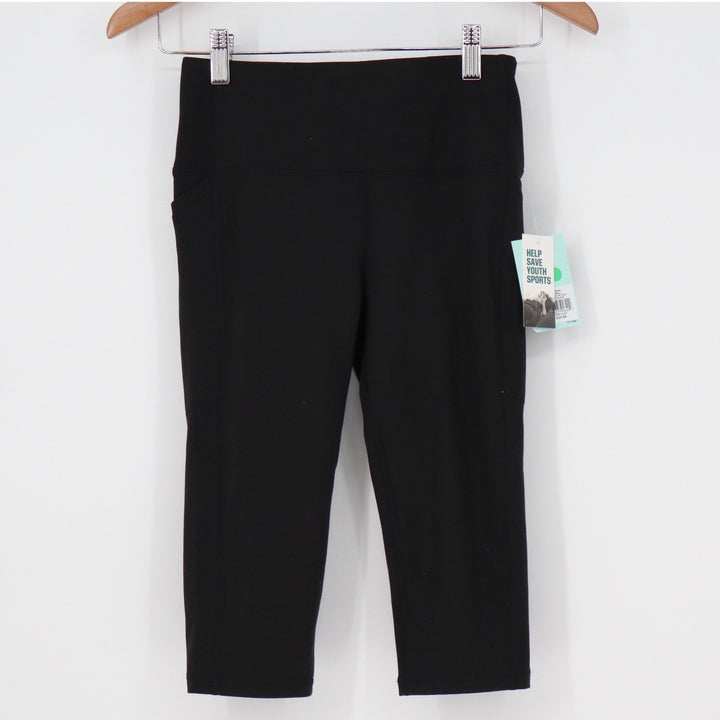 DSG Womens Momentum Crop Leggings Pure Black XS NWT